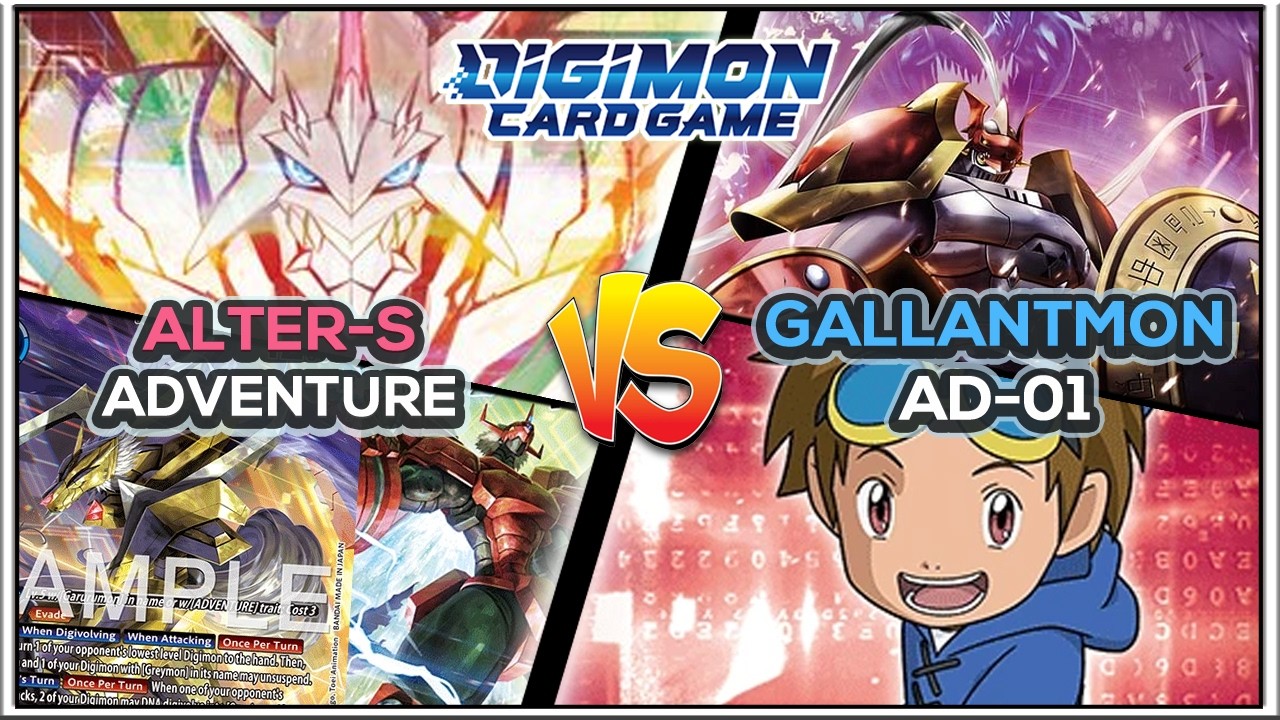 *NEW* Omnimon Alter-S Adventure vs Gallantmon &bull; AD01 Gameplay | DCGO | Digimon TCG