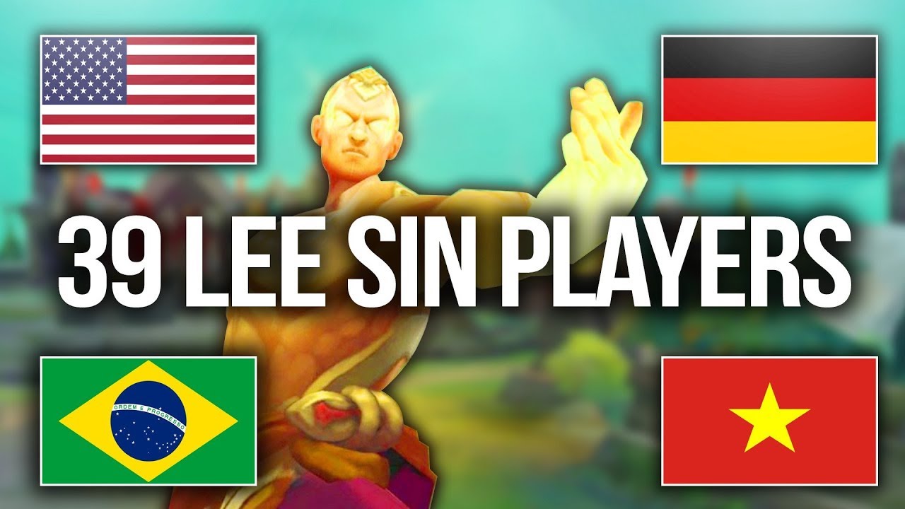 All Around The World Lee Sin Montage | 39 Lee Sin Players - League of Legends