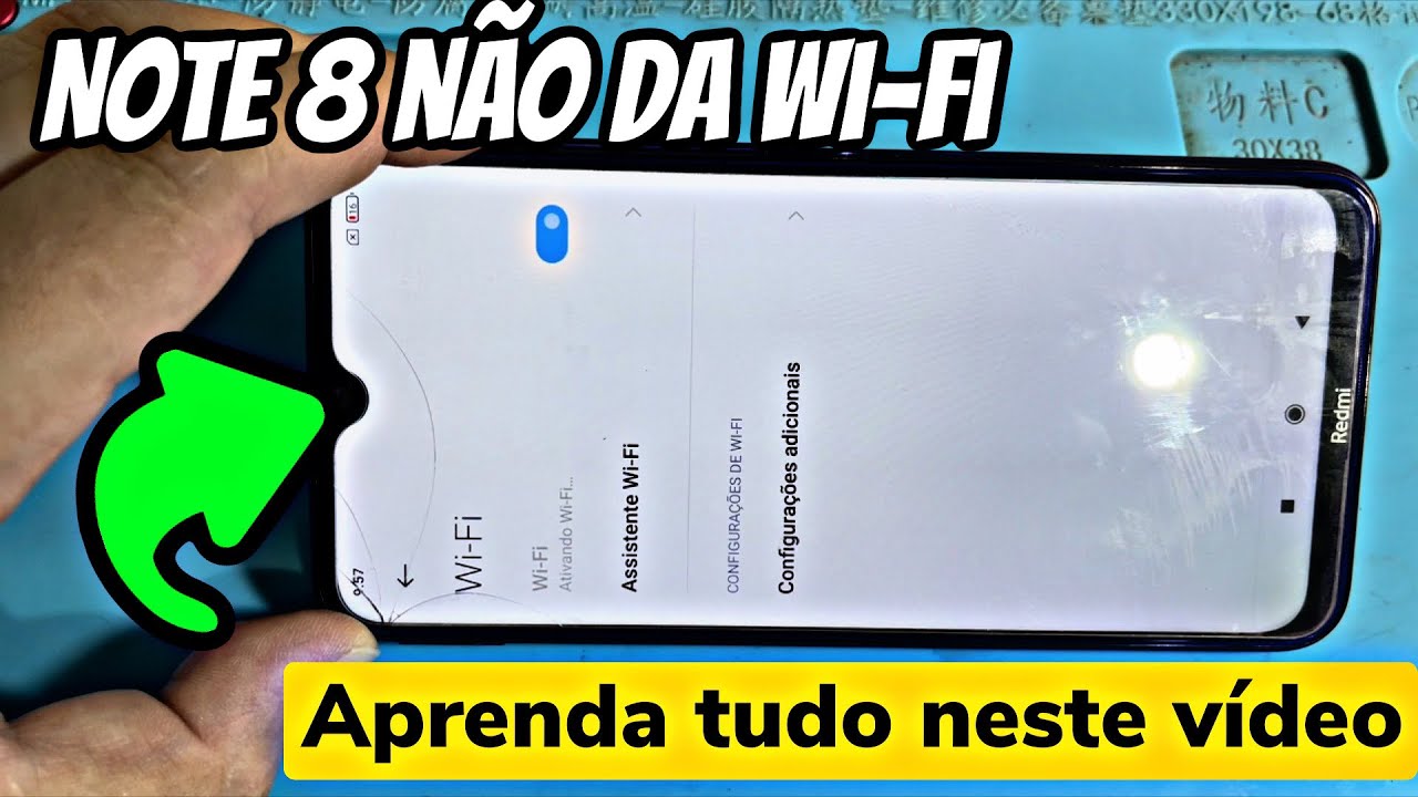 Xiaomi Note 8 Não ativa Wi-Fi | Reparo de placa em detalhes