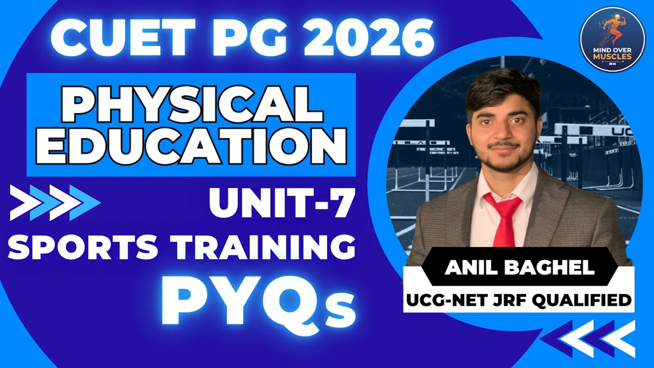 Previous Year Questions of Sports Training | Unit 7 | MPED CUET PG
