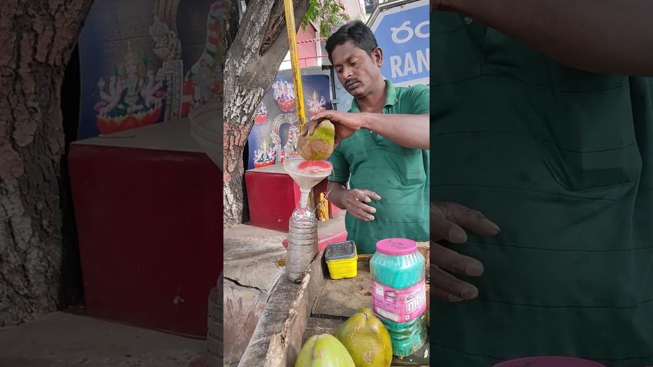Coconut water in a Water Bottle 