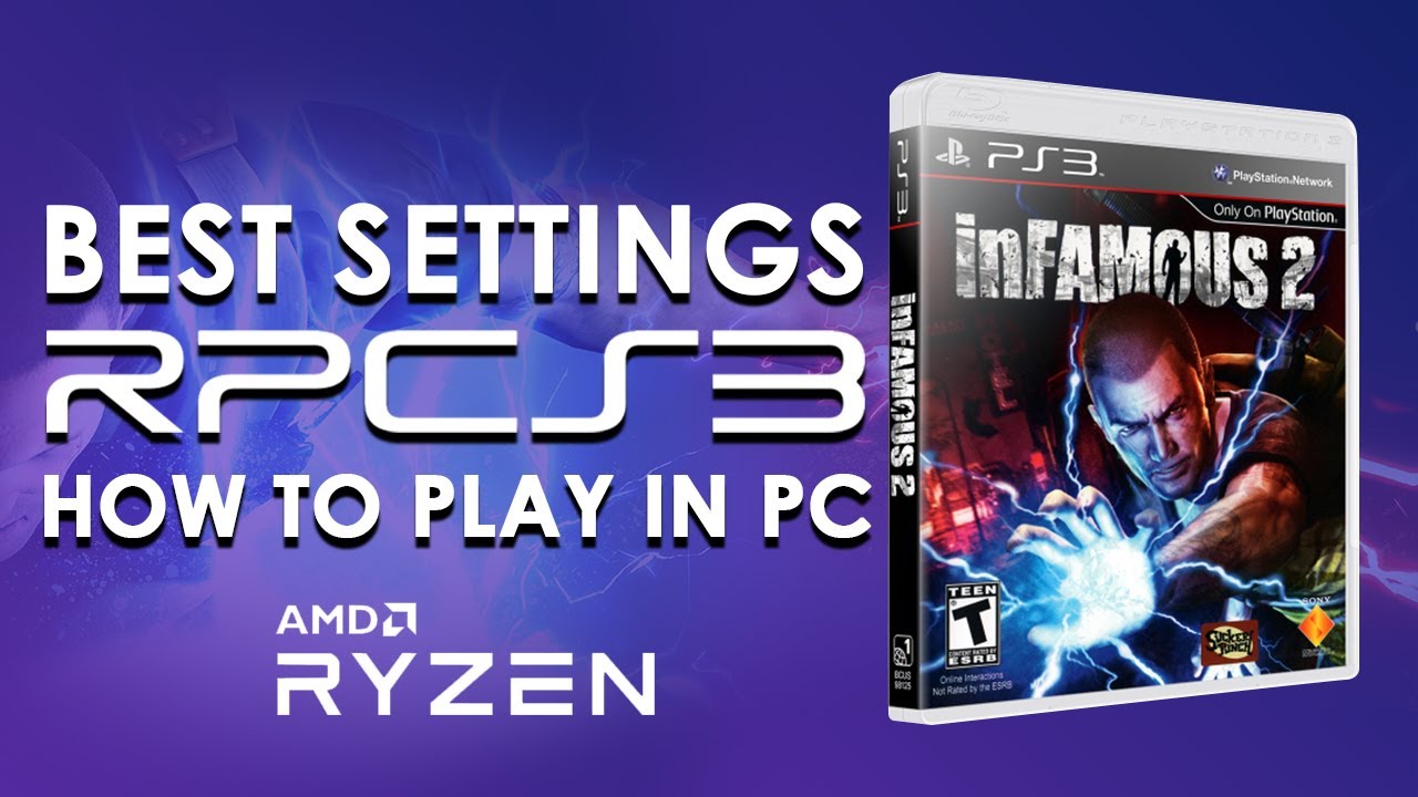 INFAMOUS 2 RPCS3 Setting | Play Infamous 2 on PC | RPCS3 AMD Ryzen Settings