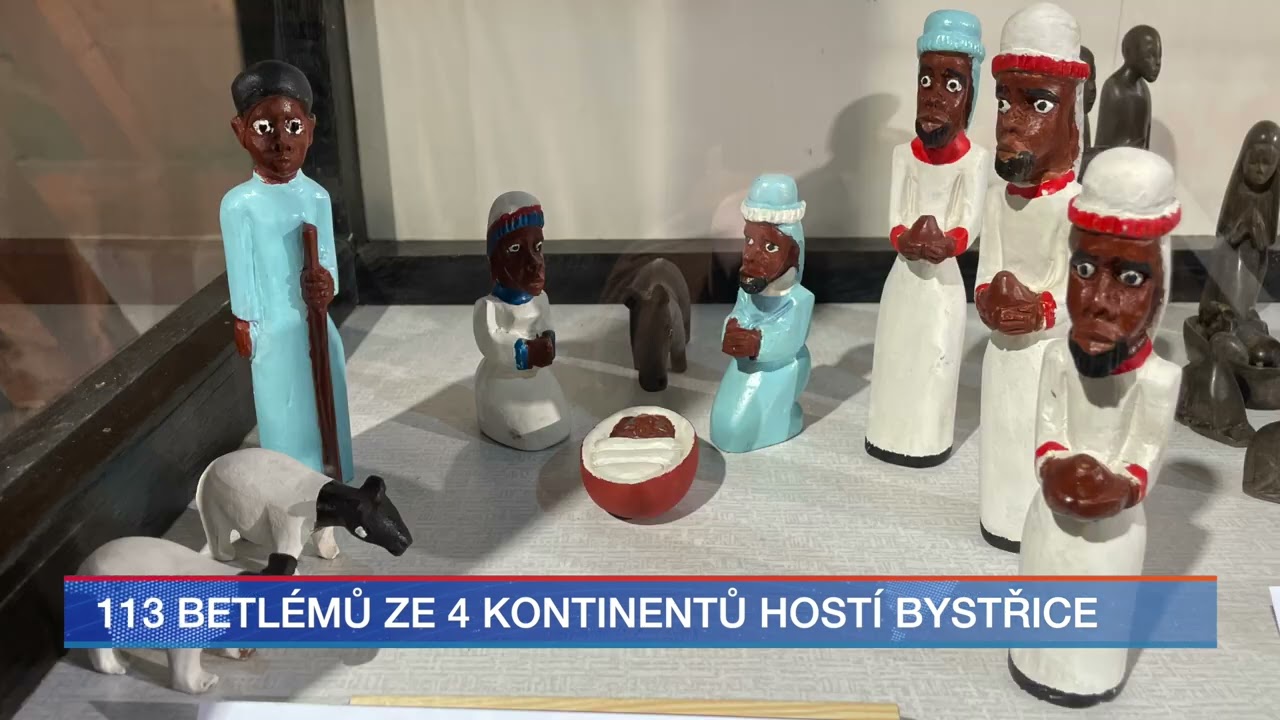 113 betlémů ze 4 kontinentů hostí Bystřice