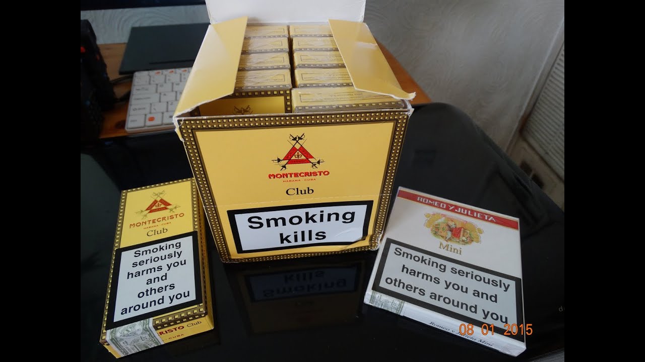 Montecristo & Romeo y Julieta Cuban Cigars - Cigarillos, 4K UHD