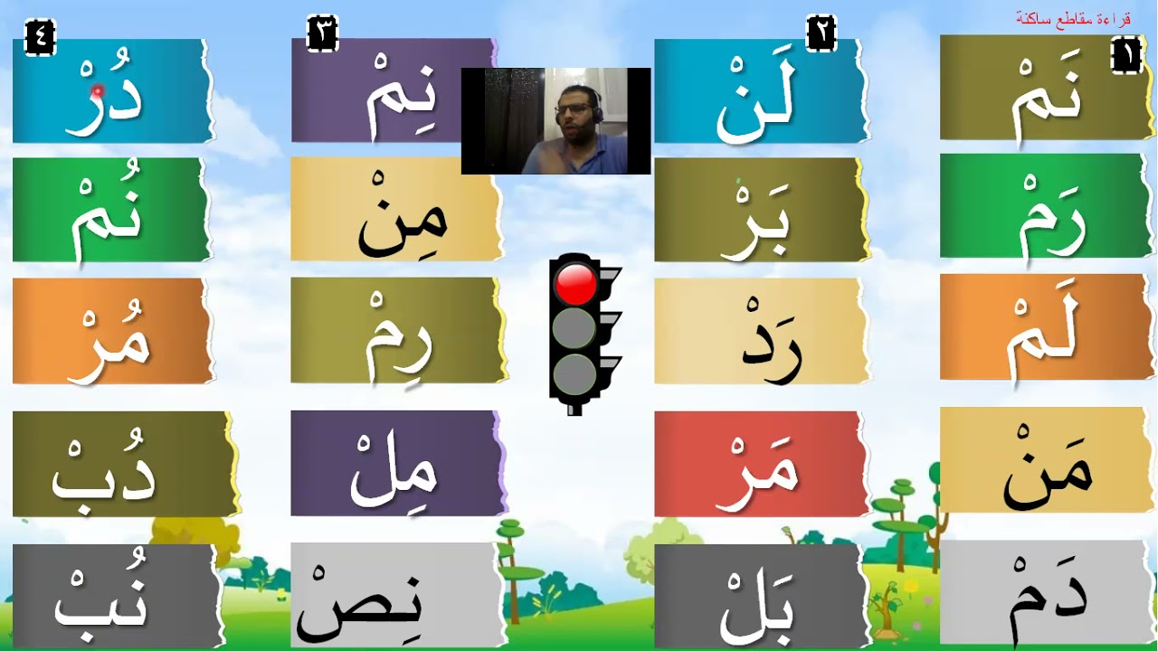 شرح حرف الفاء  ف  ومراجعة مهارة السكون