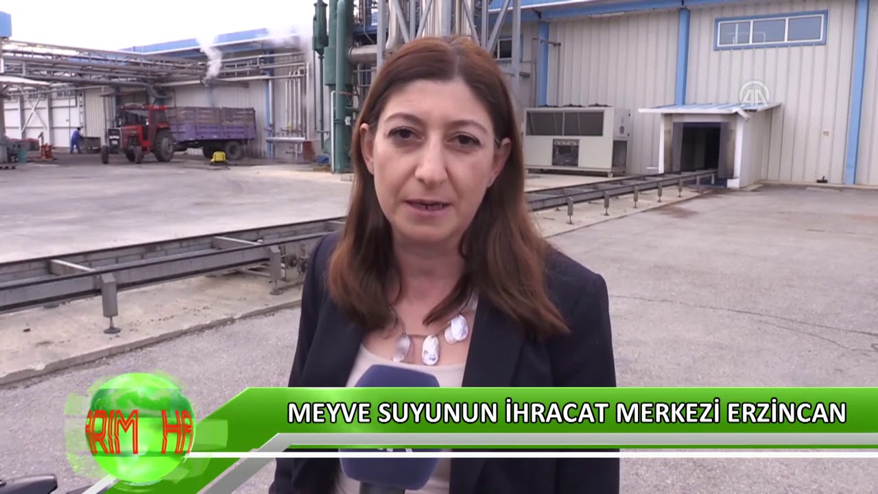 Meyve suyunun ihracat merkezi Erzincan