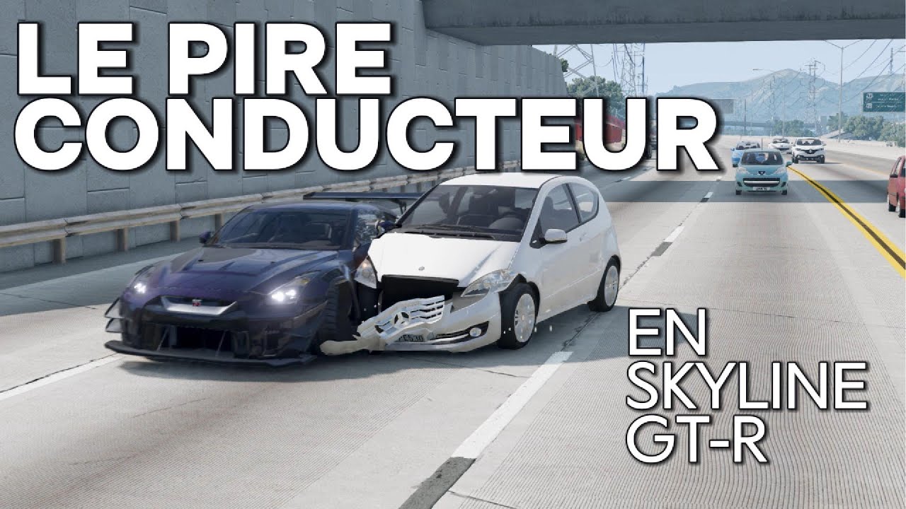 LE PIRE CONDUCTEUR En Skyline GT-R