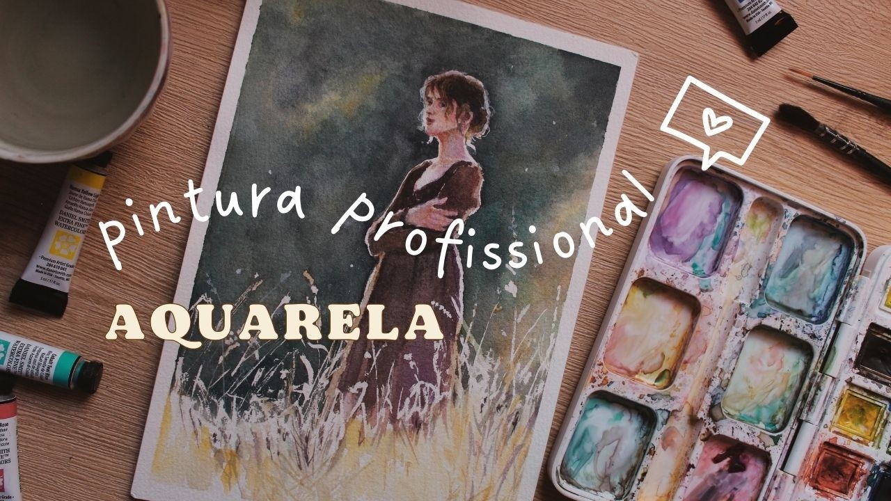 Como fazer PINTURA PROFISSIONAL EM AQUARELA - Dicas para um processo mais leve ✨