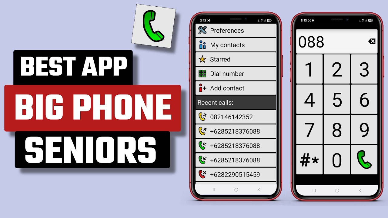 Best BIG Phone for Seniors App for Android