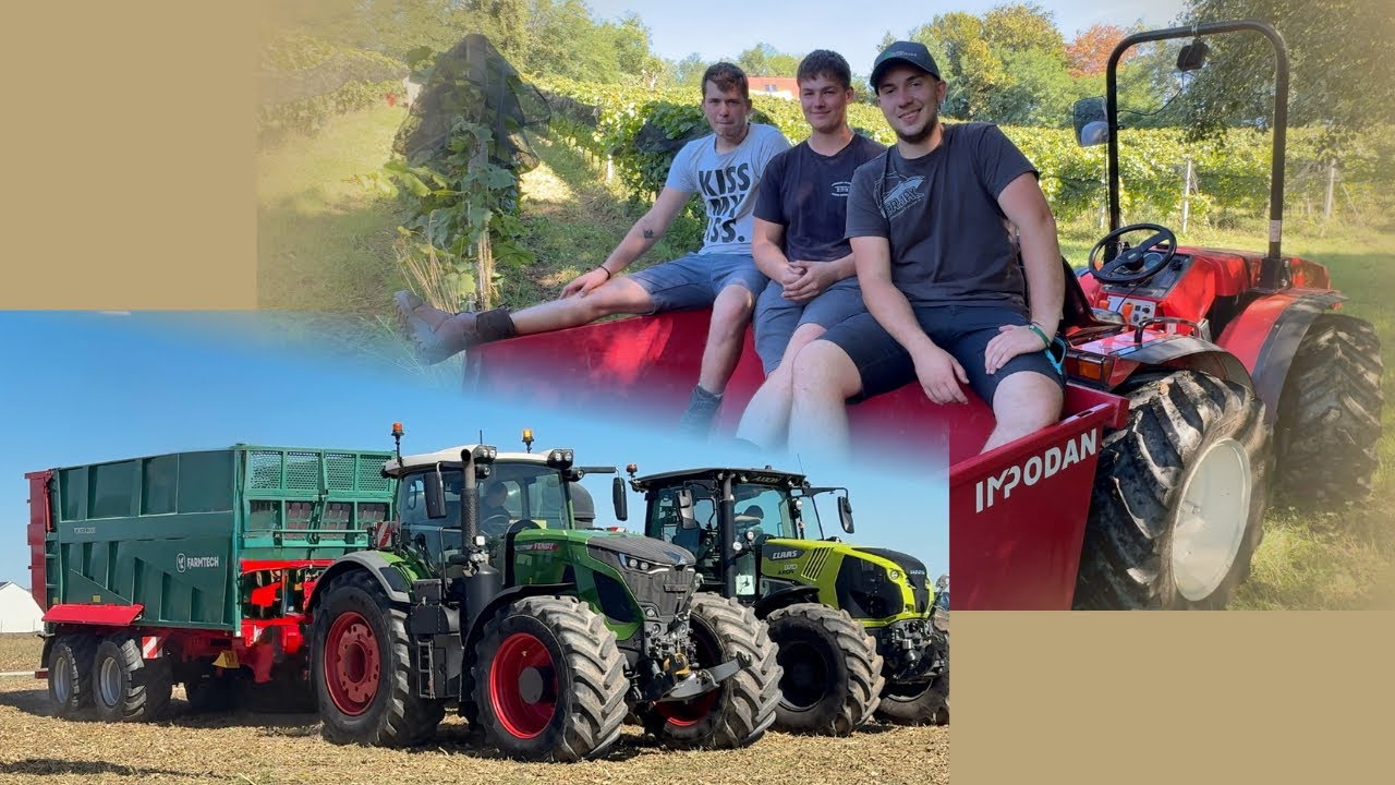 Od predstavitve strojev do veselja v vinogradu!🚜🍇 / Vlog mladega kmeta S:2 - E:16