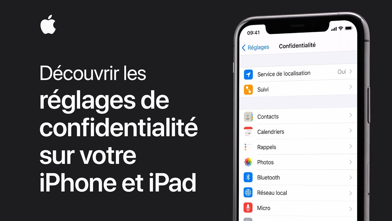 Découvrir les réglages de confidentialité sur votre iPhone, iPad et iPod touch - Assistance Apple