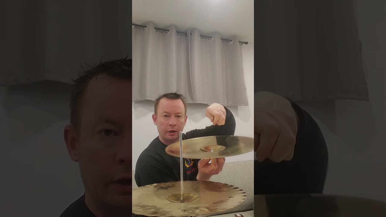 Quick hi-hat clutch tutorial. #drums #drumset #drumtips #hihats #cymbals #shorts