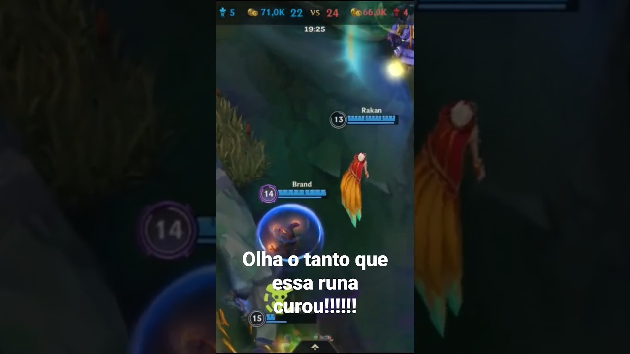 A MELHOR RUNA PRO RAKAN &Eacute; ESSA #wildrift #lol #rakan #fy #shorts #viral #leagueoflegends
