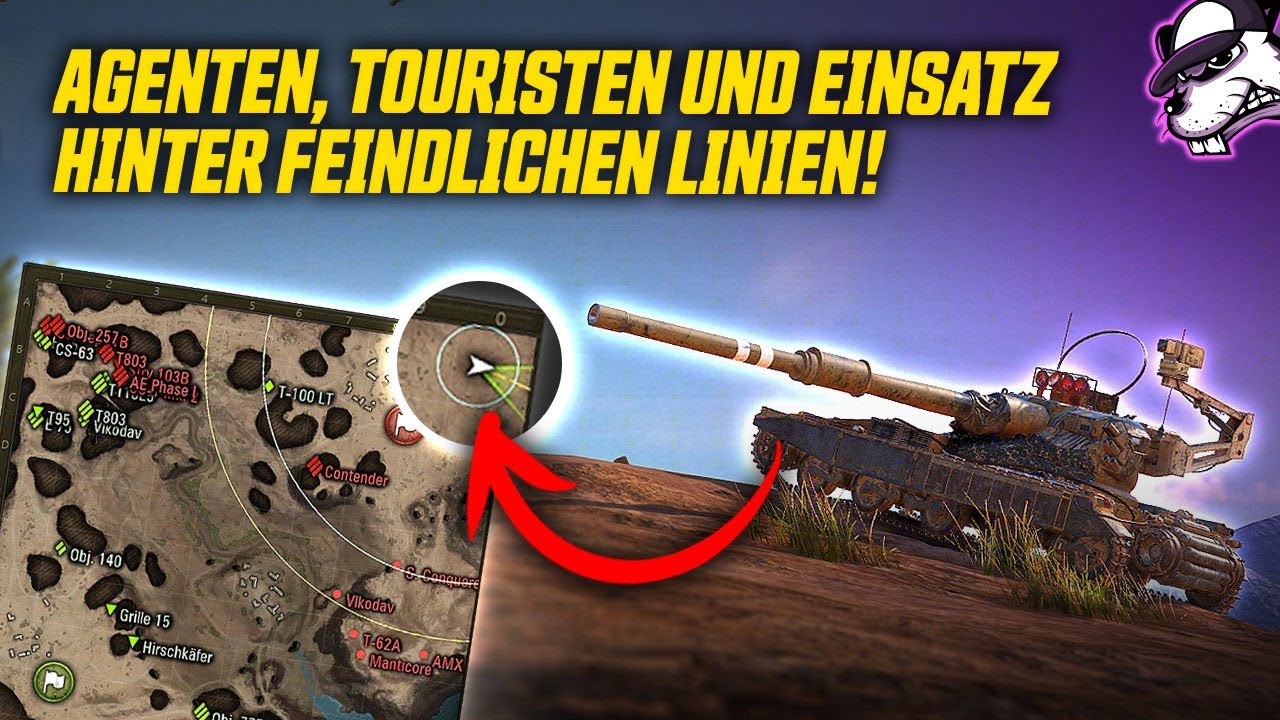 Spannende Runden mit Agenten, Touristen und dem Einsatz hinter feindlichen Linien! [WoT - Gameplay]