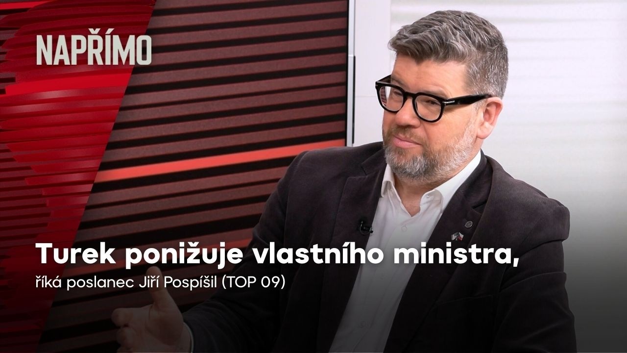 Pospíšil: Turek je buď nebezpečný, nebo směšný. Ponižuje vlastního ministra | Napřímo