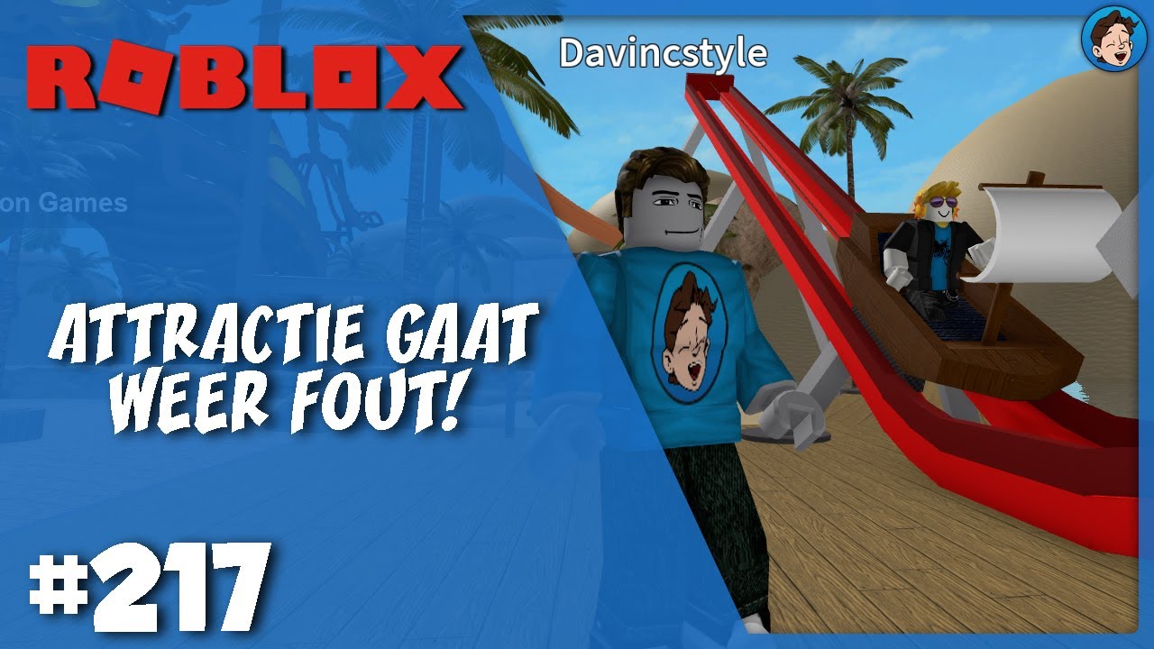 ATTRACTIE GAAT WEER MIS! MET HESSEL! - ROBLOX 