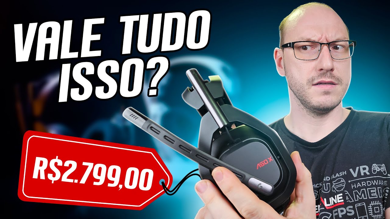 Astro G A50 X: UM FONE SÓ para o PC, Xbox e Playstation!