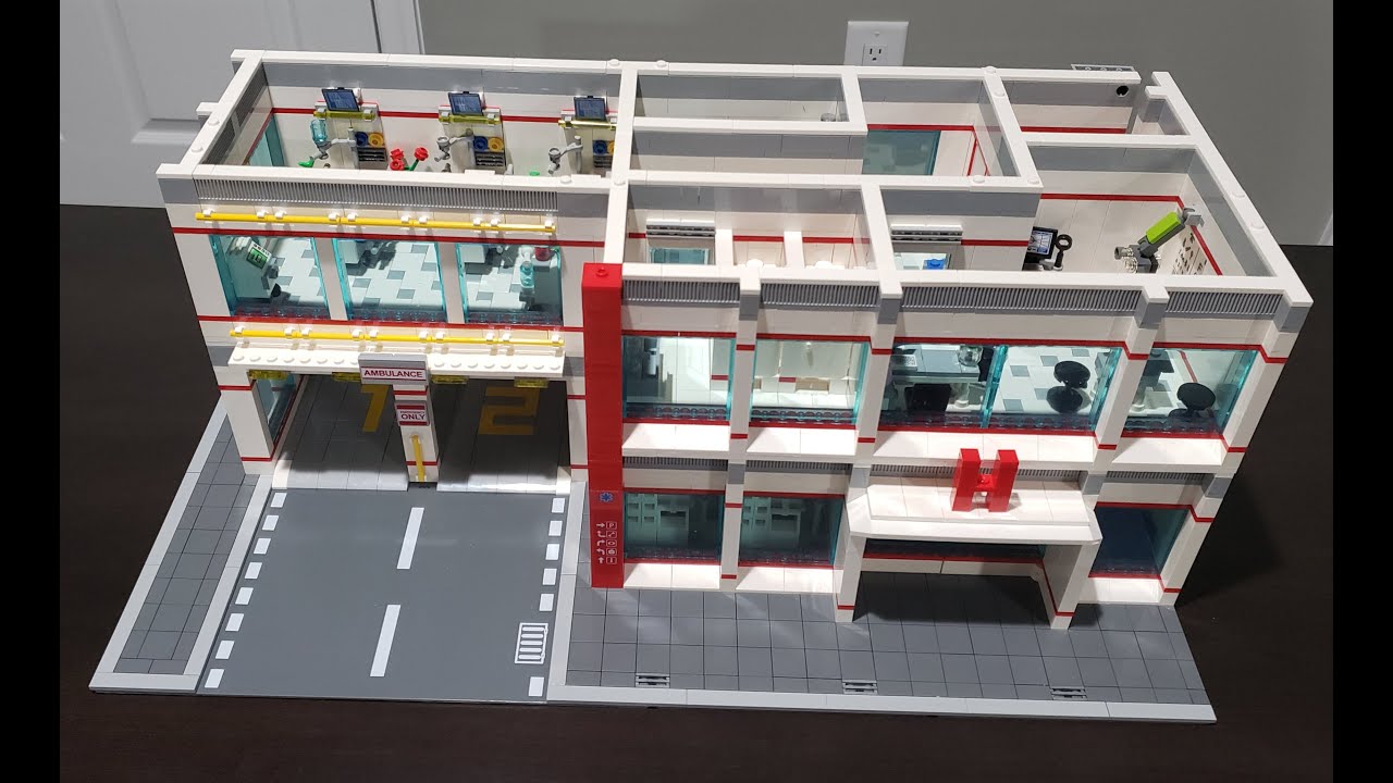 Lego Hospital MOC Build - Second Floor