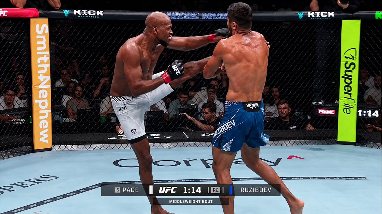 Michael Venom Page vs Nursulton Ruziboev FULL FIGHT HIGHLIGHTS | UFC Paris