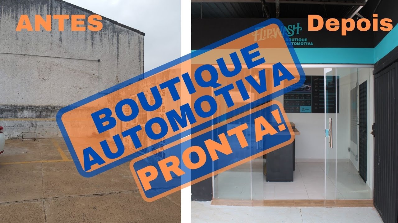 Estética automotiva + lava jato! Tour completo.