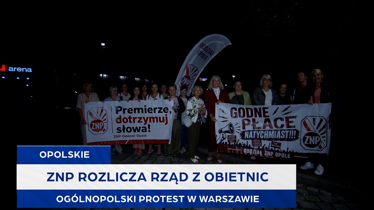 ZNP rozlicza rząd z obietnic wyborczych. Og&oacute;lnopolski protest w Warszawie