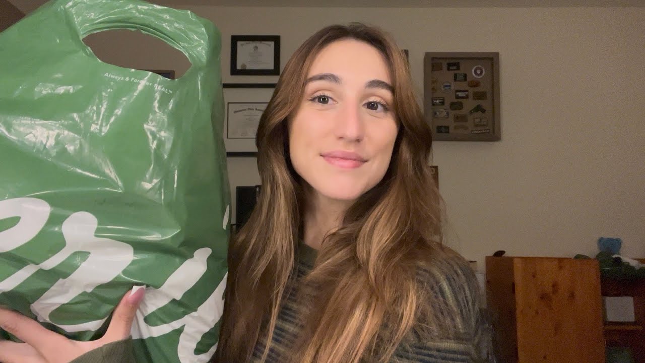 ASMR// Whispered fall clothes haul! LOTS of fabric scratching 🍁 