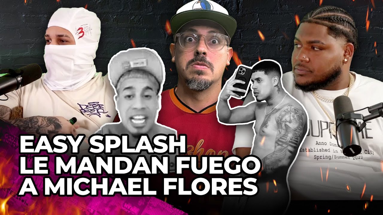 EASY SPLASH LE TIRAN CON TODO A MICHAEL FLORES (influencer nopor)
