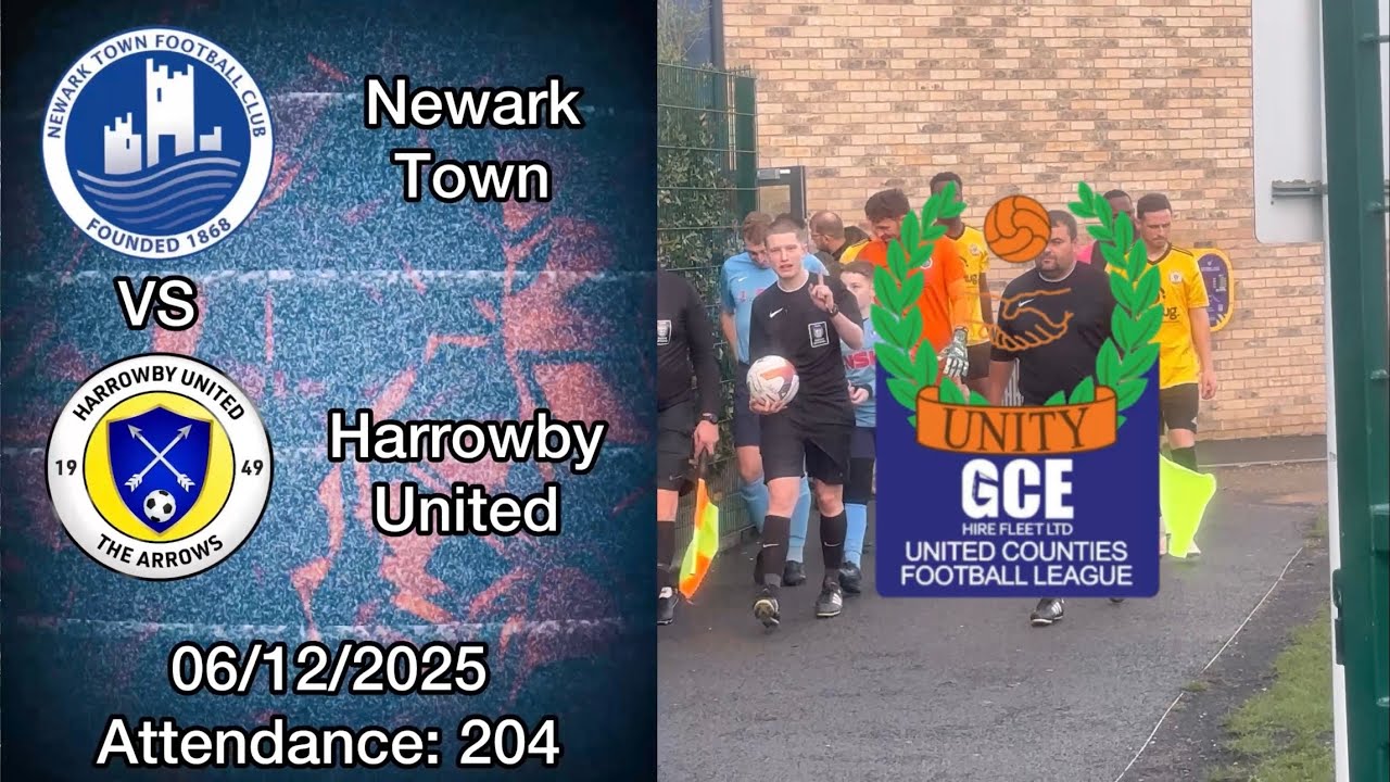 Newark Town 0-1 Harrowby United, United Counties Premier Division North, 06/12/2025