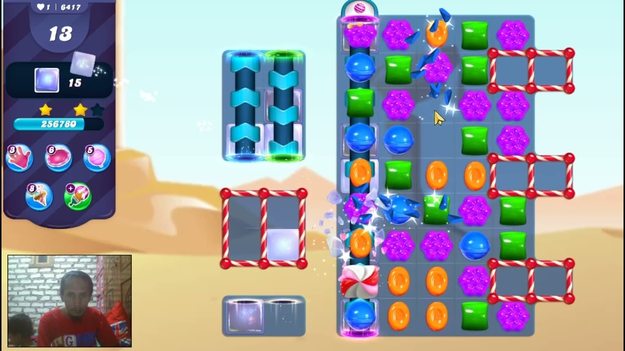 Candy Crush Saga Level 6417 - 3 Stars, 25 Moves Completed