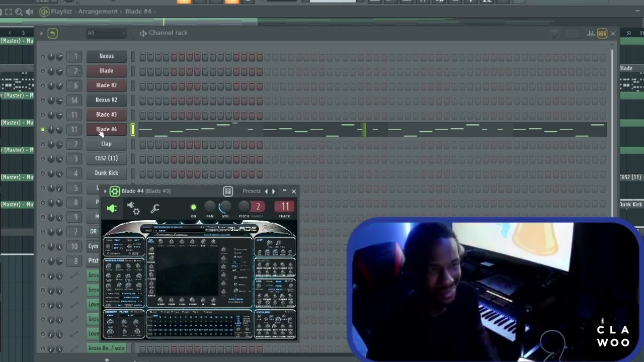 Lex Luger shows how he made the beat Asap FERGs  Let It Bang   🔥