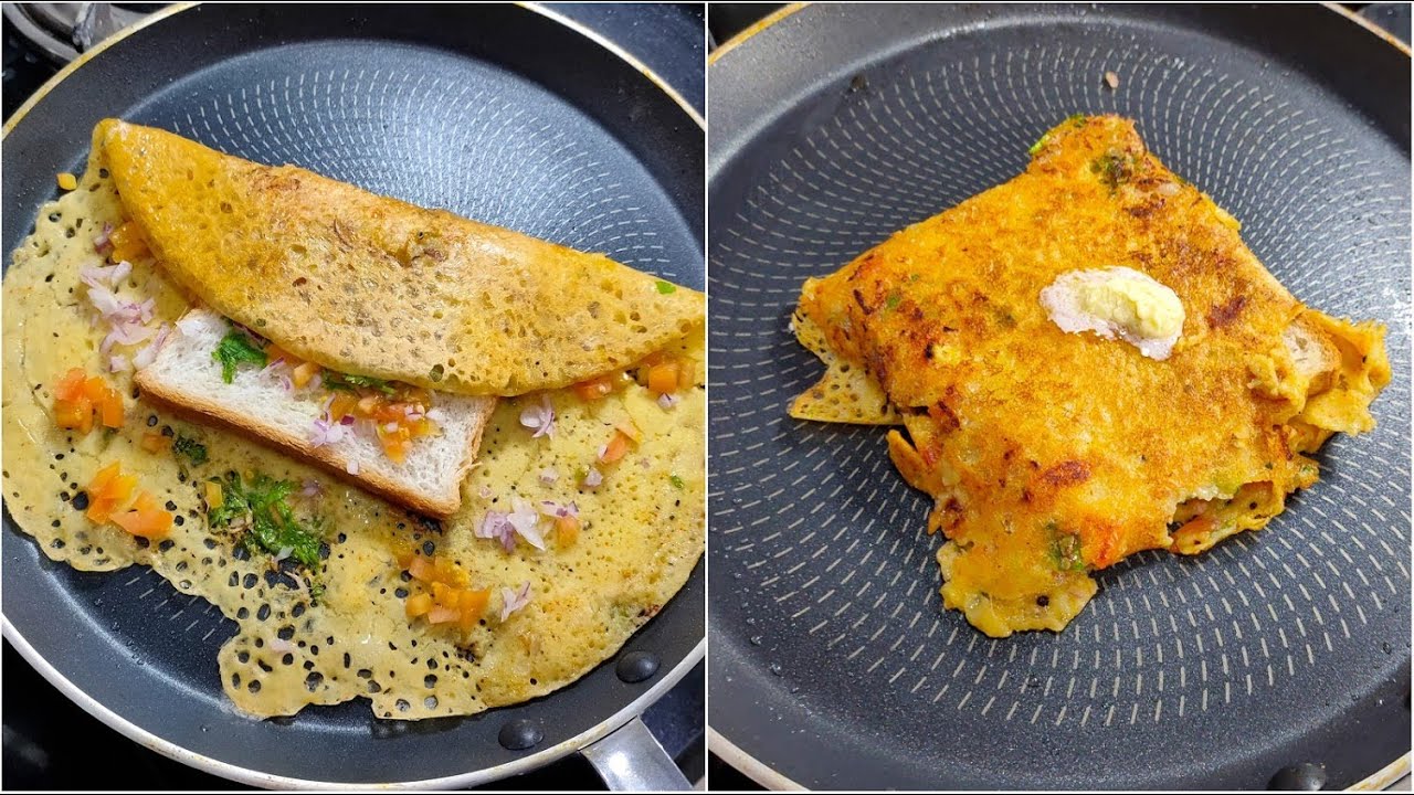 Bread omlette recipe /eggless omlette recipe/ಟೇಸ್ಟಿ ಬ್ರೆಡ್ ಆಮ್ಲೆಟ್ ಮಾಡುವ ವಿಧಾನ/easy breakfast recipe