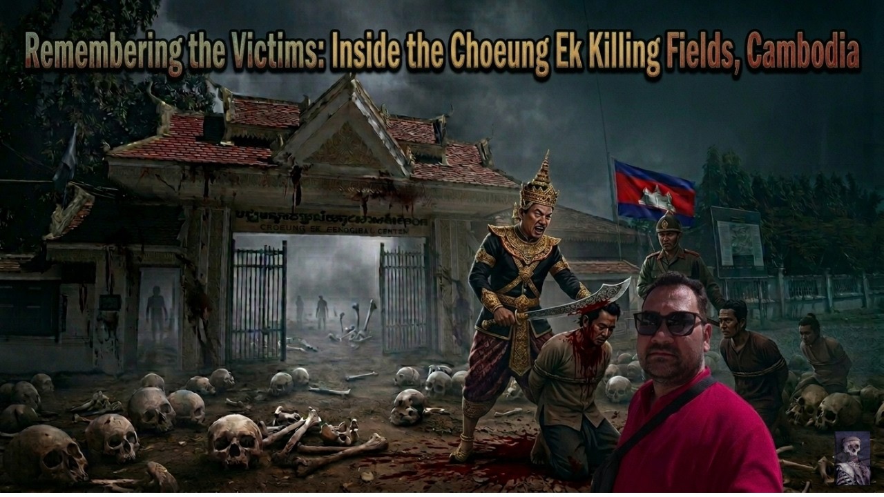 The Darkest History of Cambodia | My Visit to Choeung Ek Genocidal Center Experience | Phnom Penh