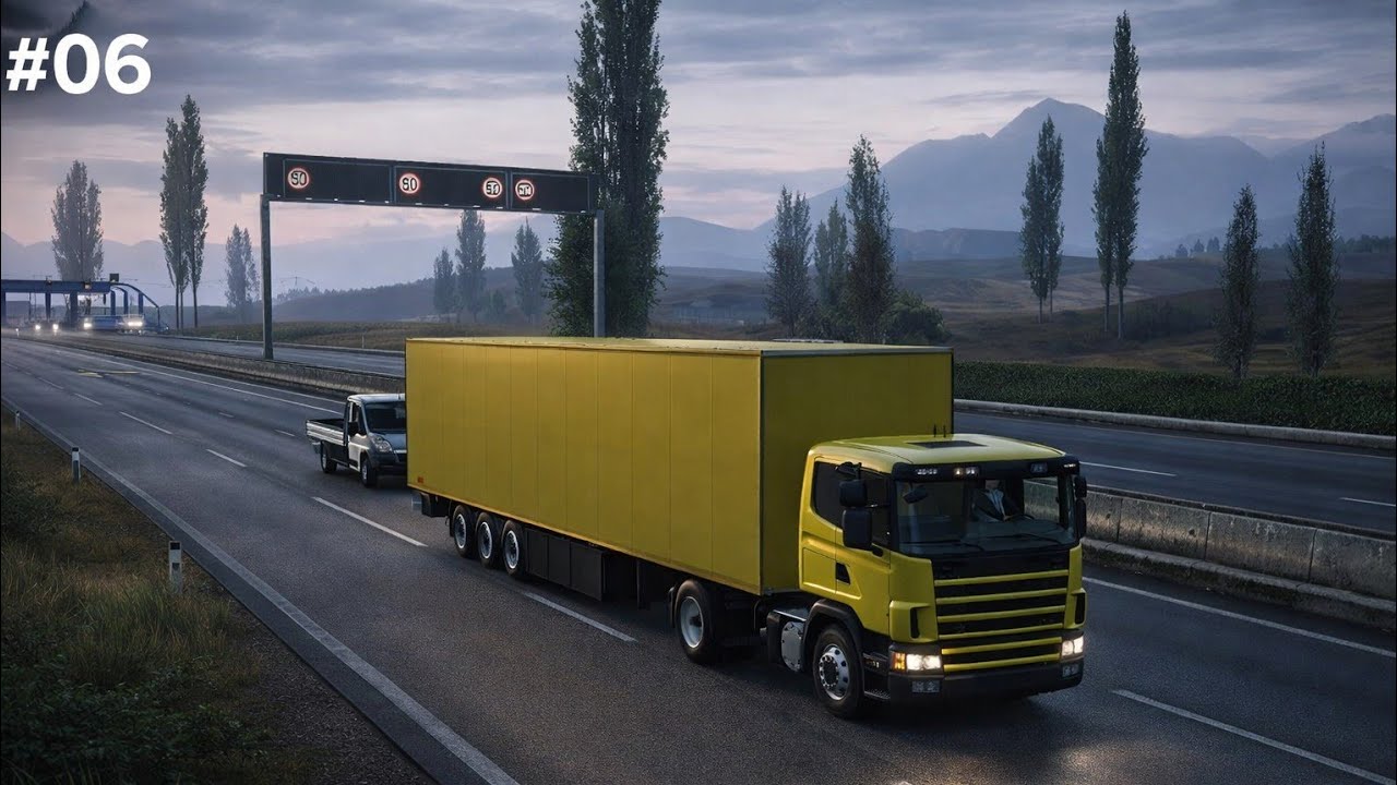 🚛 Truckers of Europe 3 🎮|#06|🌧️ realistic gameplay 🎮 realistic driving 🚦 heavy cargo 🪨