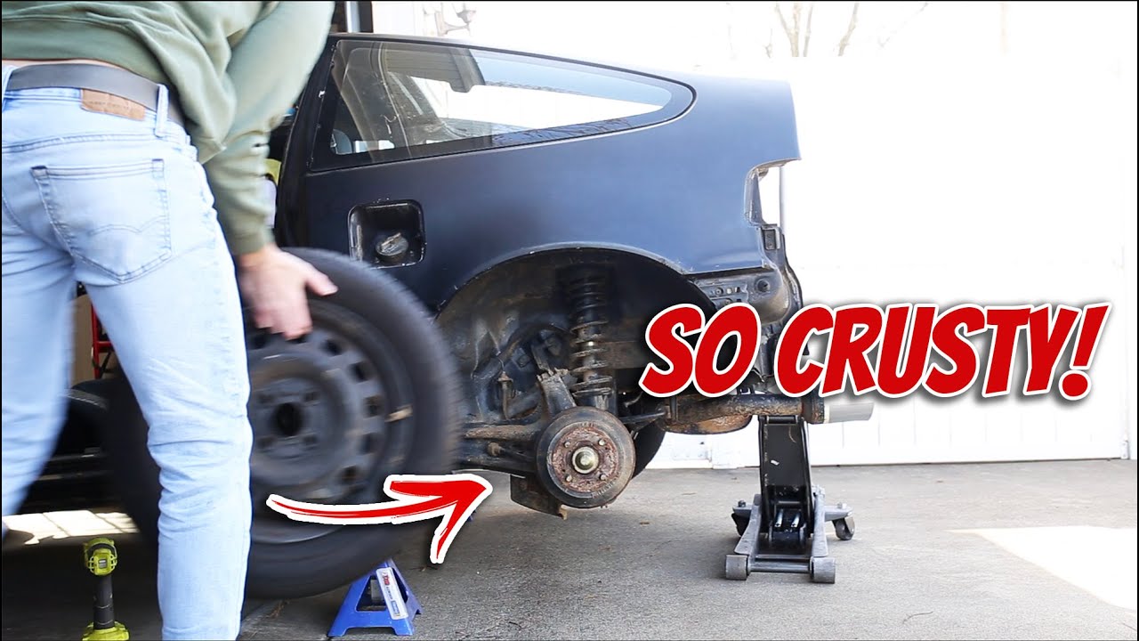 1988 CRX Si Restore Part 22  - Suspension Cleanup