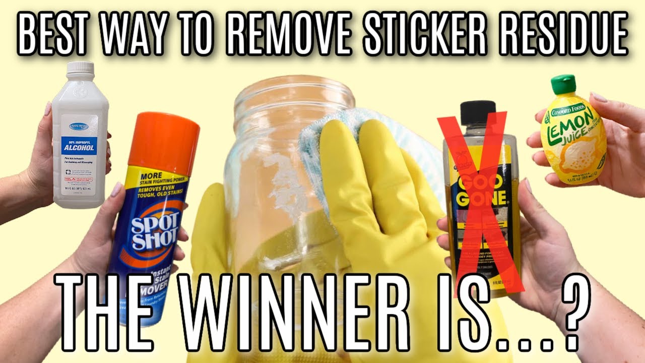 How to REMOVE STICKER RESIDUE from ANYTHING without damaging!