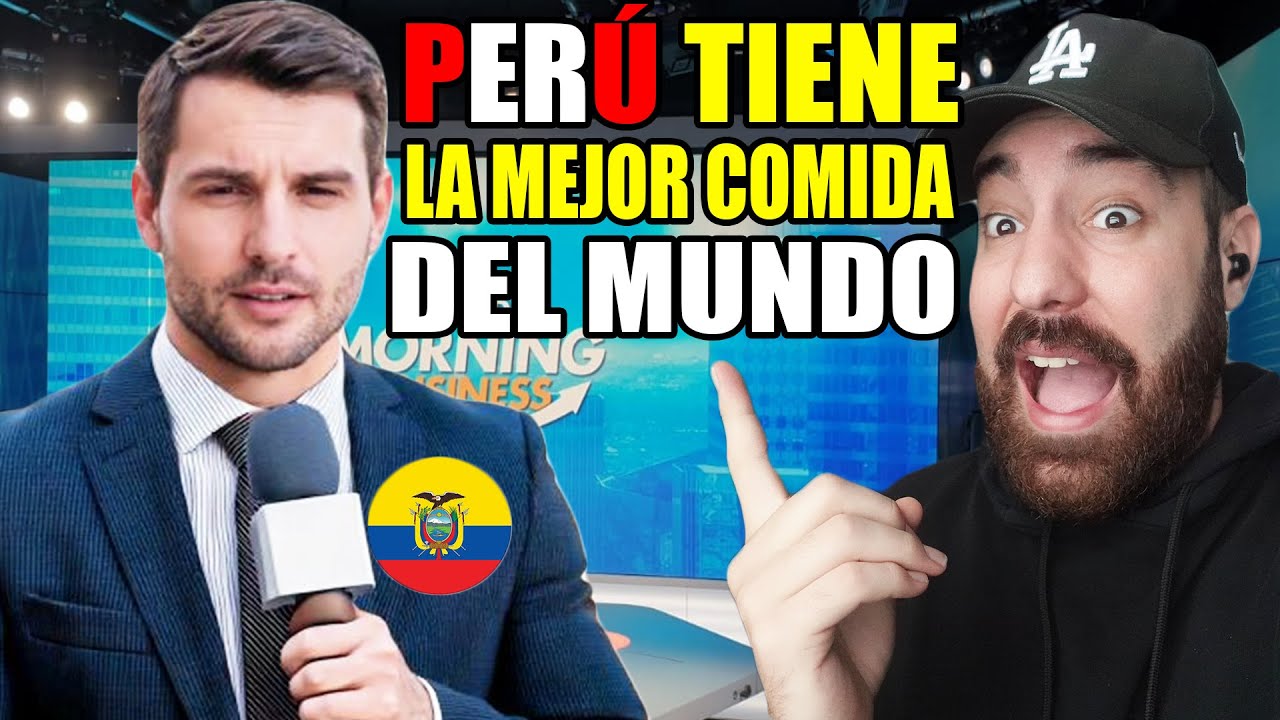 PERIODISTA ECUATORIANO dice esto de la COMIDA PERUANA !!  INCREÍBLE!!!