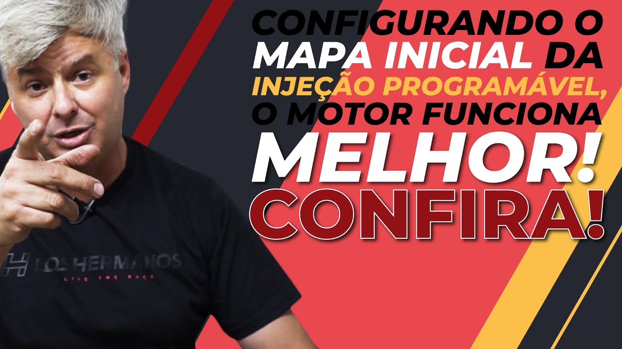 Configurando o mapa inicial da Injeção Programável, o motor funciona melhor!