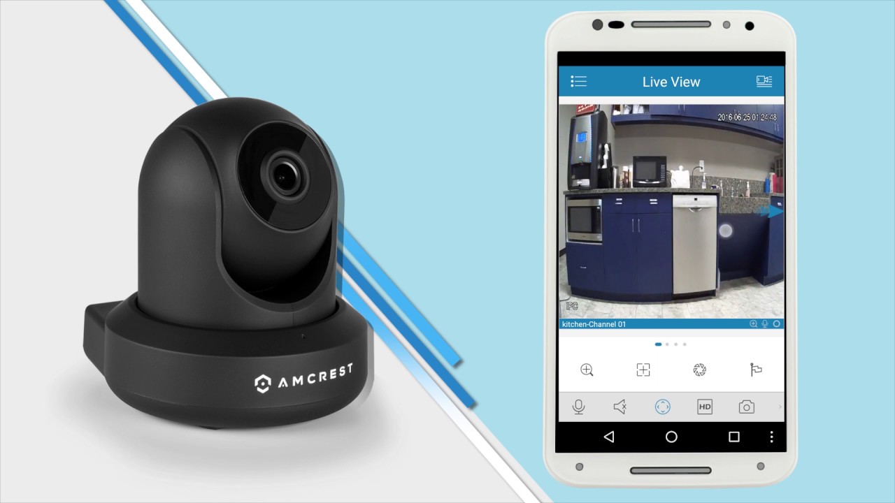 WiFi Mobile App Setup for Amcrest UltraHD 2K PT WiFi IP Camera (IP3M-941)
