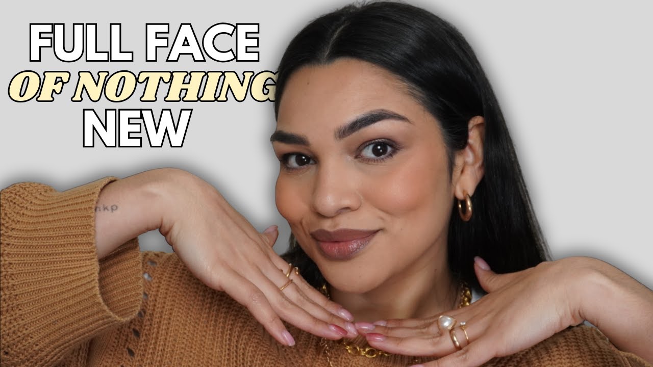 FULL FACE OF NOTHING NEW | Tutorial con Natasha Denona y ¡ya no me gusta el shape tape de Tarte! 😱