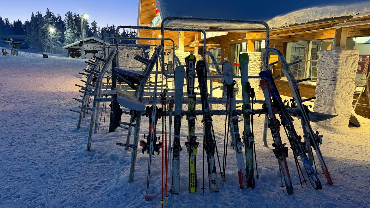 Ylläs Ski Resort Finland 🇫🇮 | POV: Skiing Slope 39 - Jokeririnne 2 Full Run