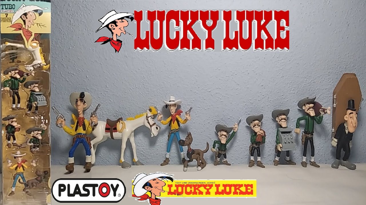 Обзор тубы из 7 мини-деталей Plastoy Lucky Luke!