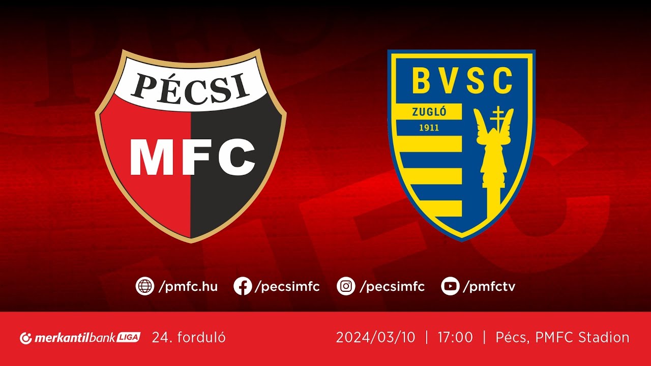 PMFC - BVSC-Zugló | Merkantil Bank Liga NB II | 2023/24 | 24. forduló | PMFC TV