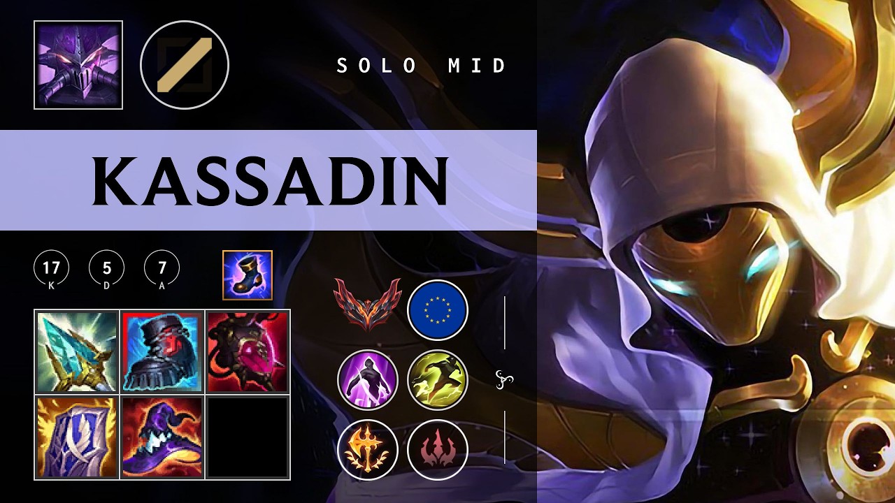 Kassadin Mid vs Taliyah - EUW Grandmaster Patch 26.05