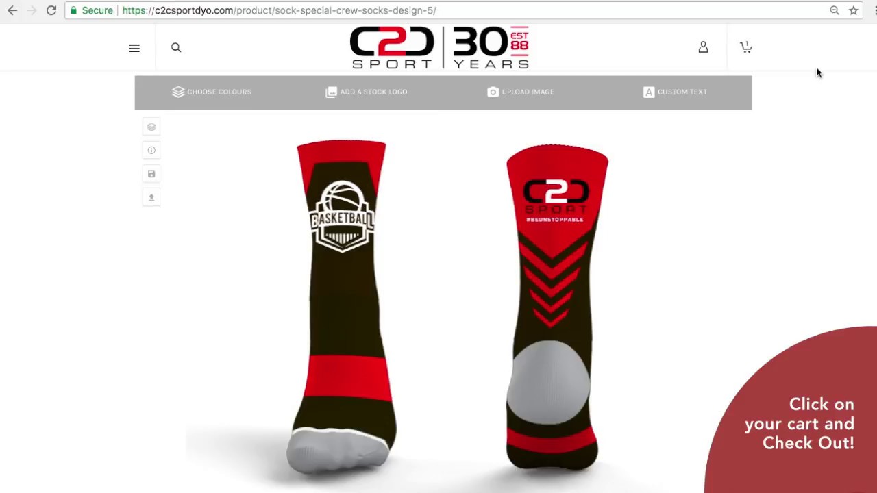 SOCKS SPECIAL | Create your own socks with C2C Sport DYO
