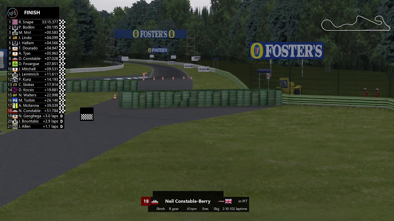 GT Legends (RSS GT)  @ Hockenheim 1998 - Round 2 | Assetto Corsa | VVS