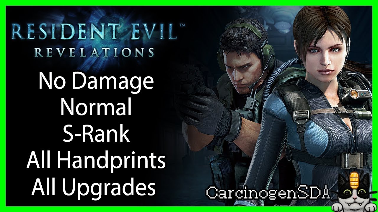 Resident Evil Revelations (PC) No Damage - Normal, S Rank, All Handprints, All Weapon Parts