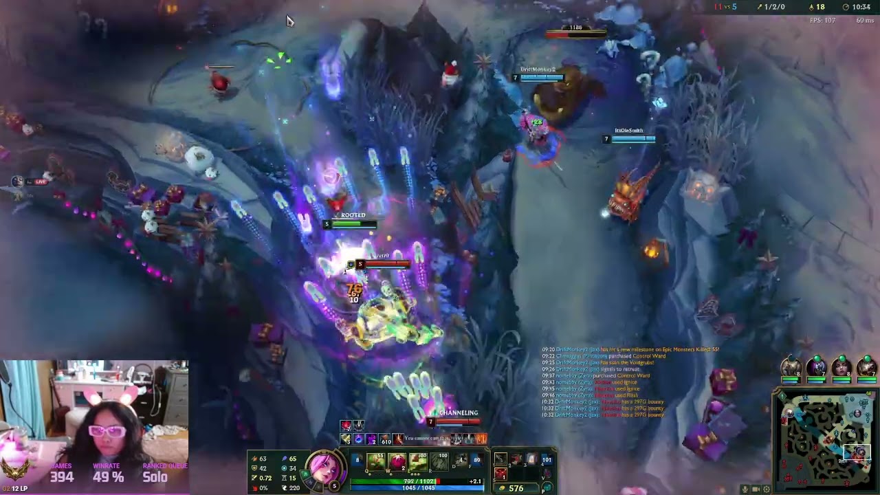 12/07/2025 - Zyra Support - 04/5/14 | 50.0% - DUO Ranked - nomebby#na1 - +25LP Gold 2