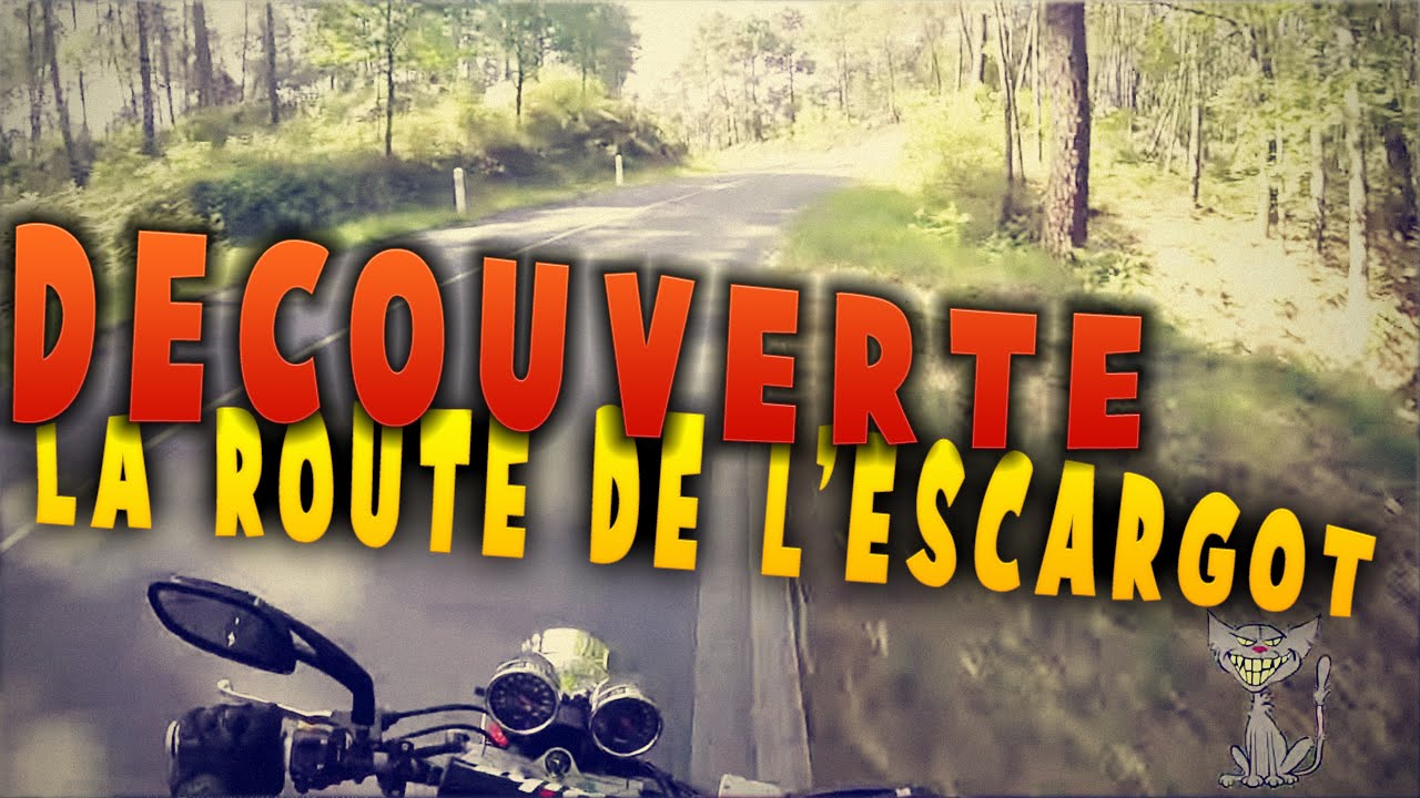 Découverte de la route de l'escargot a fontainebleau (77) en bandit 600