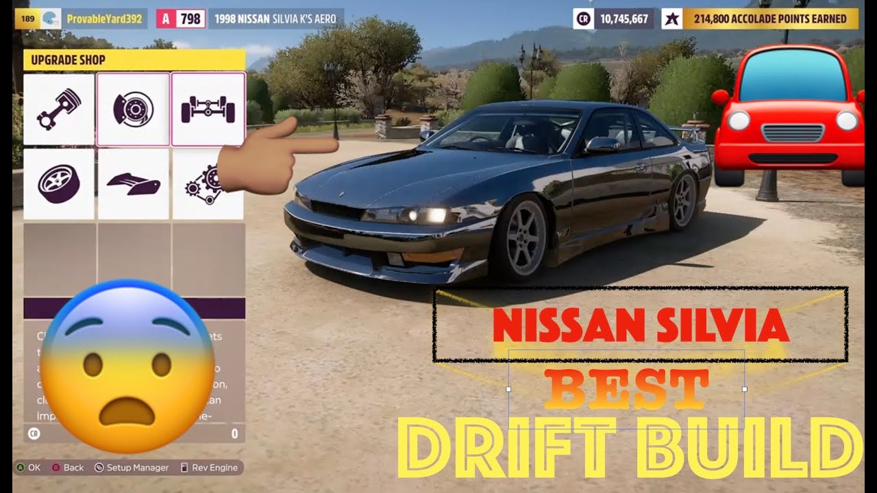Forza Horizon 5 - BEST Nissan Silvia K'S - (1998 Nissan Silvia K'S AERO Drift tune)