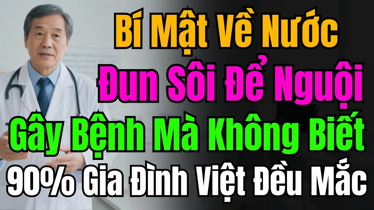 Bí Quyết Nước Đun Sôi Để Nguội: Gây Bệnh Mà 99% Gia Đình Việt Chưa Hề Biết!